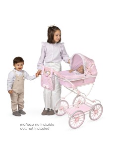 Sophie Carrozzina pieghevole per Bambole con Borsa e Lenzuola e ombrello KREDE81075 Decuevas | Futurartshop.com 2