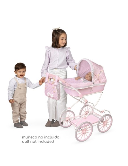 Sophie Folding Doll Pram with Bag, Sheets and Umbrella KREDE81075 Decuevas | Futurartshop.com