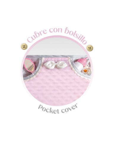 Sophie Reborn Doll Stroller with Bag and Umbrella – Adjustable Handle KREDE82075 Decuevas | Futurartshop.com