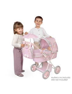 Sophie Vintage Convertible Doll Stroller with Bag and Bedding KREDE85075 Decuevas | Futurartshop.com 2