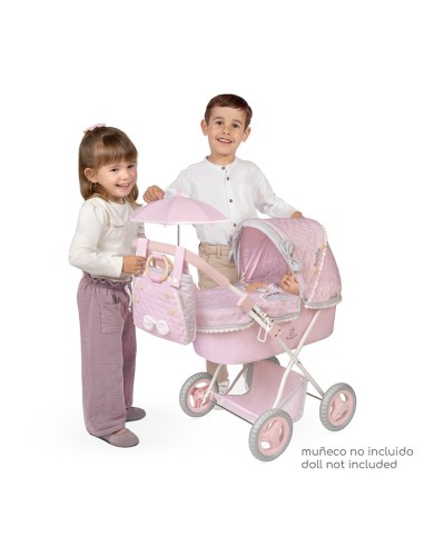 Sophie Vintage Convertible Doll Stroller with Bag and Bedding KREDE85075 Decuevas | Futurartshop.com