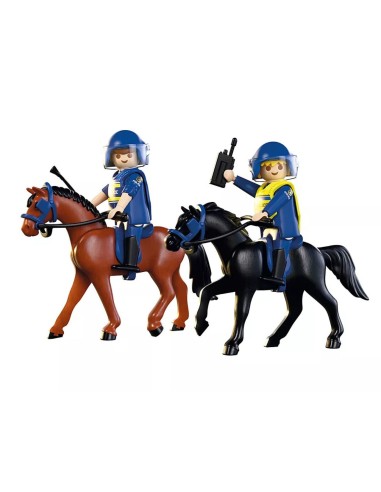 Playmobil 71877 Mounted Police – City Action Playset with Horses PLA71877 Playmobil | Futurartshop.com