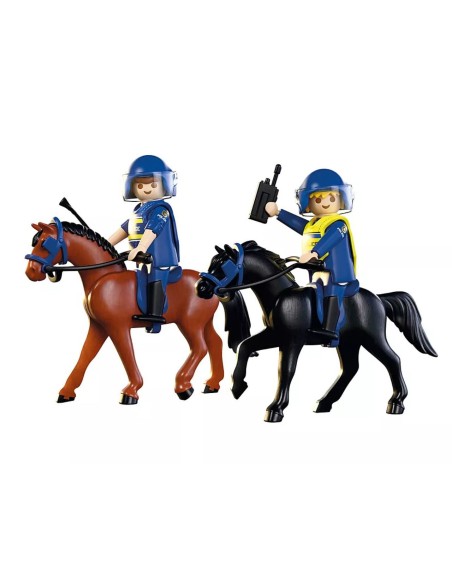 Playmobil 71877 Mounted Police – City Action Playset with Horses PLA71877 Playmobil | Futurartshop.com