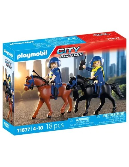 Playmobil 71877 Poliziotti a Cavallo – Set Gioco City Action con Cavalli PLA71877 Playmobil | Futurartshop.com