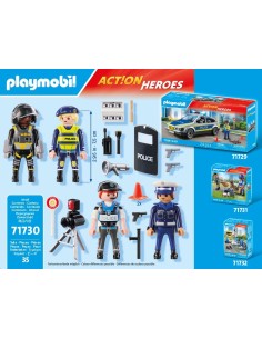 Playmobil 71730 Action Heroes – Set Personaggi della Polizia PLA71730 Playmobil | Futurartshop.com 2