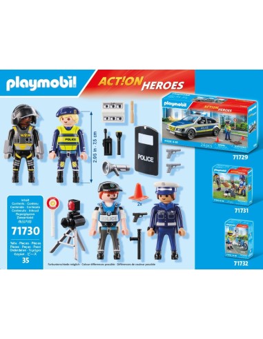 Playmobil 71730 Action Heroes – Police Figure Playset PLA71730 Playmobil | Futurartshop.com