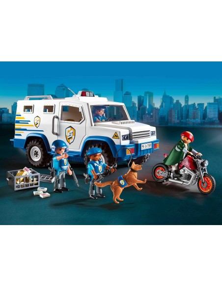 Playmobil 71597 Action Heroes – Furgone Portavalori con Polizia PLA71597 Playmobil | Futurartshop.com