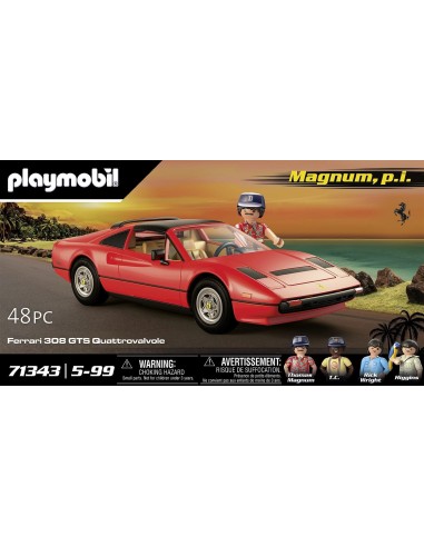 Playmobil 71343 Magnum P.I. Ferrari 308 GTS – Auto da Collezione PLA71343 Playmobil | Futurartshop.com