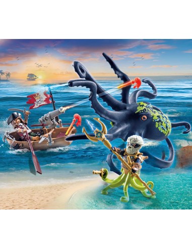 Playmobil 71419 Pirata contro Piovra Gigante – Set Gioco Pirates PLA71419 Playmobil | Futurartshop.com
