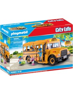 Playmobil 70983 School Bus – Yellow Bus Playset with Figures PLA70983 Playmobil | Futurartshop.com