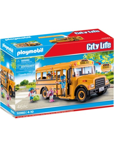 Playmobil 70983 Scuolabus – Autobus Scolastico con Personaggi e Accessori PLA70983 Playmobil | Futurartshop.com