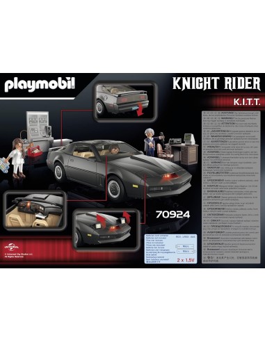 Playmobil 70924 Knight Rider K.I.T.T. – Auto con Luci e Suoni Originali PLA70924 Playmobil | Futurartshop.com