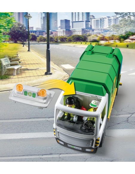 Playmobil 71234 City Life – Recycling Truck with Bins and Figures PLA71234 Playmobil | Futurartshop.com
