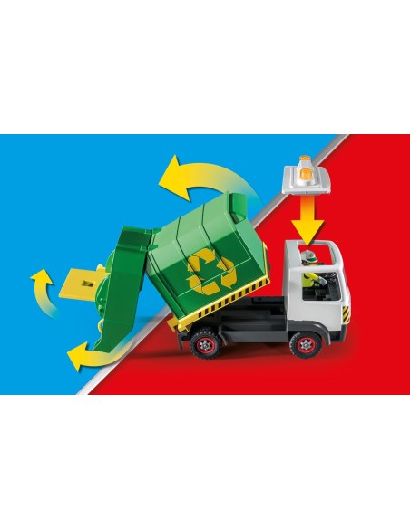 Playmobil 71234 City Life – Camion Raccolta Differenziata con Cassonetti PLA71234 Playmobil | Futurartshop.com