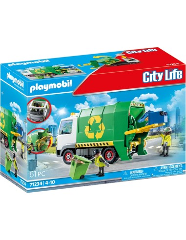 Playmobil 71234 City Life – Camion Raccolta Differenziata con Cassonetti PLA71234 Playmobil | Futurartshop.com