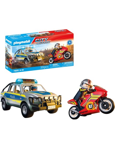 Playmobil 71875 Police – Chase with Pick-Up Truck and Accessories PLA71875 Playmobil | Futurartshop.com