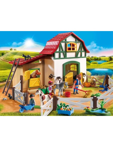 Playmobil maneggio dei pony 6927 PLA6927 Playmobil | Futurartshop.com