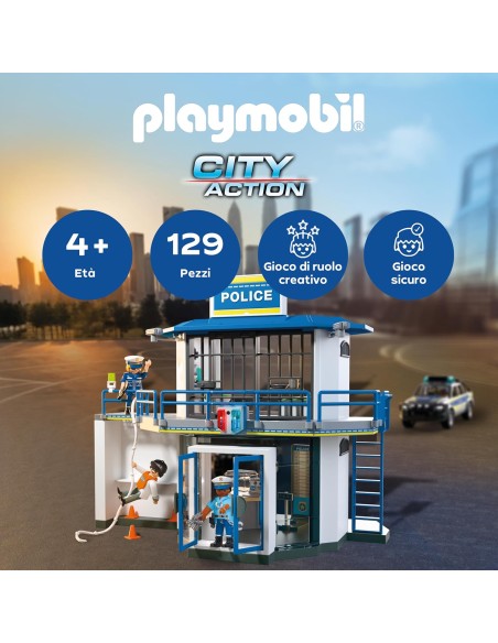 Playmobil 71874 Stazione di Polizia – Set con Sala Ricerche e Agenti PLA71874 Playmobil | Futurartshop.com