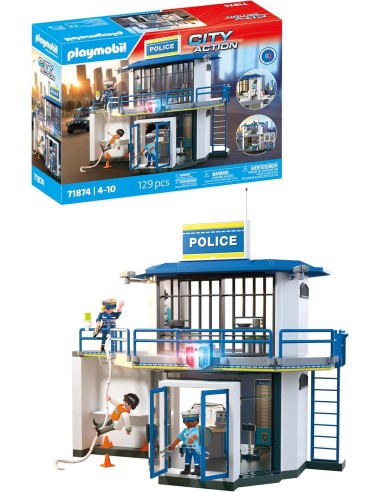 Playmobil 71874 Stazione di Polizia – Set con Sala Ricerche e Agenti PLA71874 Playmobil | Futurartshop.com