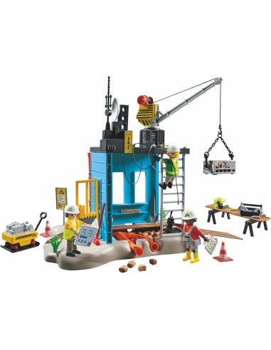 Playmobil 71650 Action Heroes – Cantiere Edile con Operai e Accessori PLA71650 Playmobil | Futurartshop.com