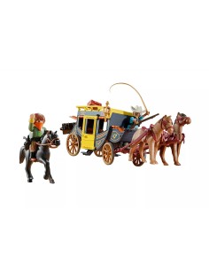 Playmobil 71862 Diligenza del Far West – Set con Cavalli e Bandito PLA71862 Playmobil | Futurartshop.com 2
