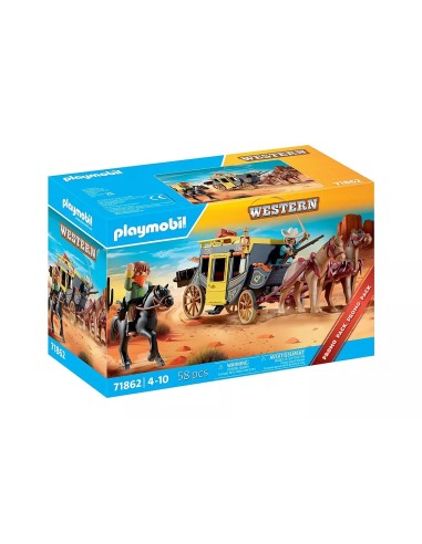 Playmobil 71862 Diligenza del Far West – Set con Cavalli e Bandito PLA71862 Playmobil | Futurartshop.com