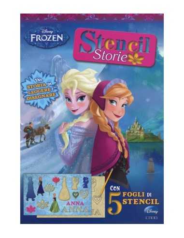 Frozen stencil book stories PAN8965WD Panini | Futurartshop.com