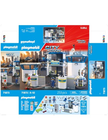 Playmobil 71873 Centrale di Polizia – Set con Celle, Agenti e Accessori PLA71873 Playmobil | Futurartshop.com