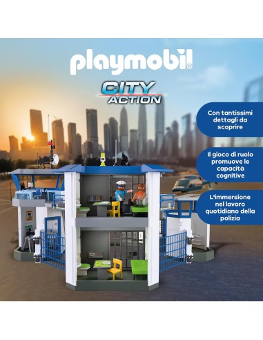 Playmobil 71873 Centrale di Polizia – Set con Celle, Agenti e Accessori PLA71873 Playmobil | Futurartshop.com