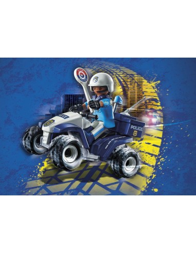 Playmobil 71092 Quad della Polizia – Veicolo con Agente e Accessori PLA71092 Playmobil | Futurartshop.com