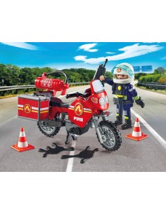 Playmobil 71466 Moto dei Pompieri – Veicolo di Emergenza con Personaggio PLA71466 Playmobil | Futurartshop.com 2