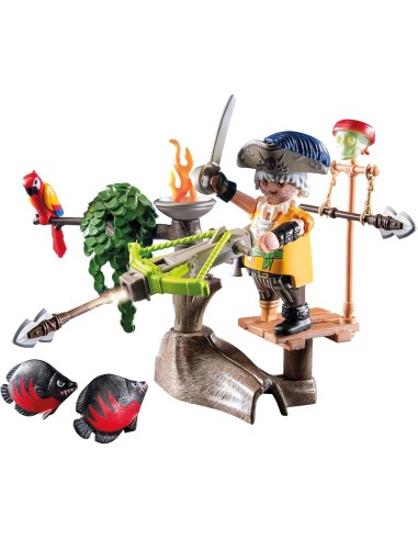 Playmobil 71795 Pirata con Balestra – Set Pirates con Accessori PLA71795 Playmobil | Futurartshop.com