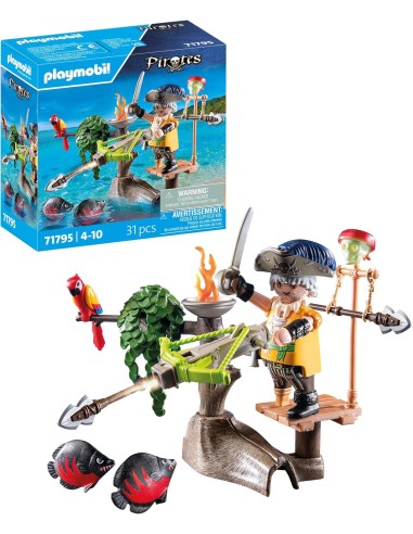 Playmobil 71795 Pirate with Crossbow – Pirate Figure with Accessories PLA71795 Playmobil | Futurartshop.com