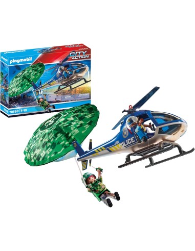 Playmobil 70569 Elicottero della Polizia – Set con Fuggitivo e Accessori PLA70569 Playmobil | Futurartshop.com