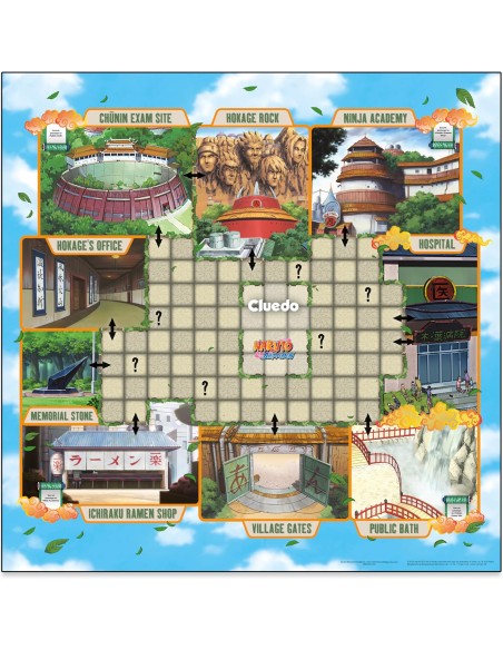 Cluedo Naruto Shippuden – Gioco da Tavolo Mistery Edition Anime WIMWM04940-ITA Hasbro | Futurartshop.com