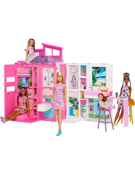 Barbie Loft Vacation House Playset with Blonde Doll Included AGRHRJ77 Mattel | Futurartshop.com