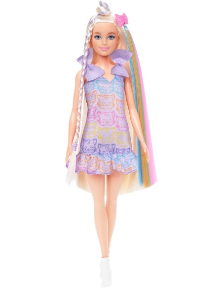 Barbie Fun & Fancy Capelli Lunghi Extension Abito Argento Accessori AGRJCT72 Mattel | Futurartshop.com