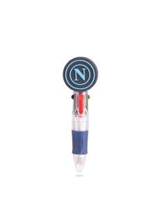 Mini penna 4 colori blu ssc napoli LAGSSCN25026 Colourbook | Futurartshop.com