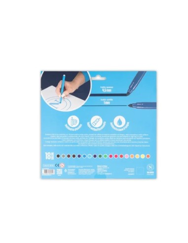Pack of 18SSC Napoli markers LAGSSCN25076 Colourbook | Futurartshop.com