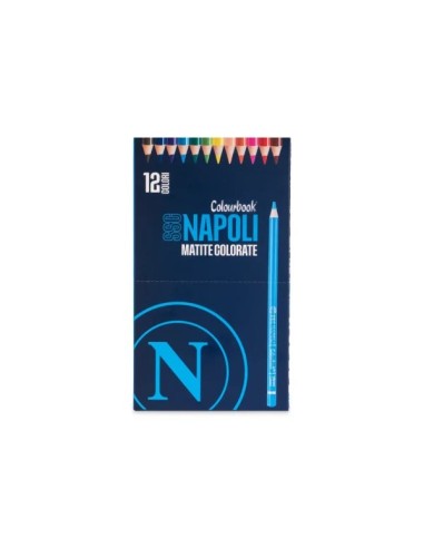 Pack of 12 SSC Napoli colored pencils LAGSSCN25080 Colourbook | Futurartshop.com