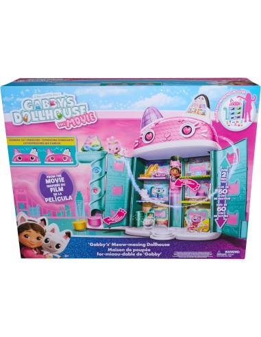 Gabby's Dollhouse Movie Casa delle Bambole Tema Film con Accessori AGR6074334 Spin master | Futurartshop.com