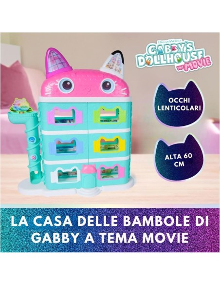 Gabby's Dollhouse Movie Casa delle Bambole Tema Film con Accessori AGR6074334 Spin master | Futurartshop.com