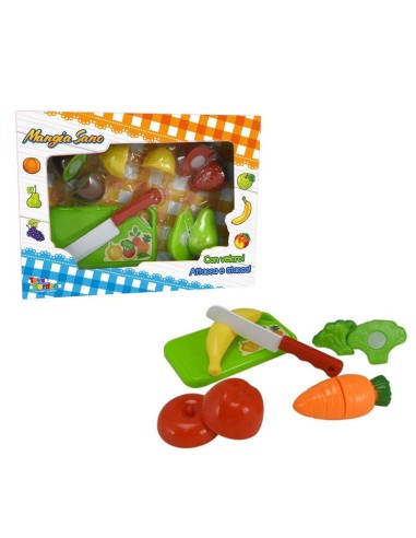 Set Frutta e Verdura da Tagliare con Velcro - Gioco Cucina TOY27789 Toys Garden | Futurartshop.com
