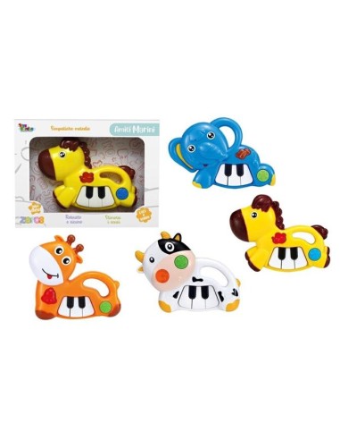 Zero3 Happy Farm Musical Keyboard with Melodies - 4 Models TOY27997 Toys Garden | Futurartshop.com