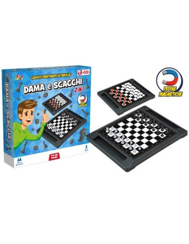 Chess and Checkers 2 in 1 - Classic Board Game Set TOY28404 Toys Garden | Futurartshop.com