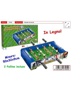 Wooden Table Football 50x32x9 cm - Tabletop Foosball TOY27205 Toys Garden | Futurartshop.com