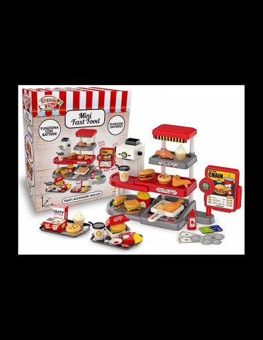 Grande Chef Mini Fast Food Set - Kids Kitchen Toy Play TEO80566 Teorema | Futurartshop.com