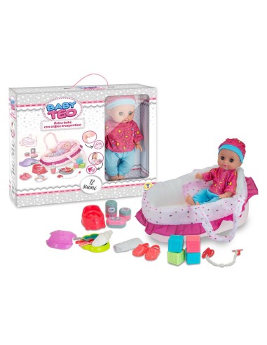 Baby Teo Set Bebè con Ovetto e Accessori - Bambola Gioco TEO80465 Teorema | Futurartshop.com