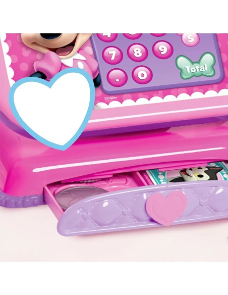 Minnie Mouse Cash Register Toy with Sounds & Accessories AGR89929 Just Play | Futurartshop.com