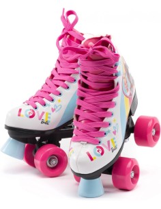 Pattini Rotelle Barbie 4 Ruote Stivaletto PVC Taglia 29 ODS44874 Ods | Futurartshop.com 2